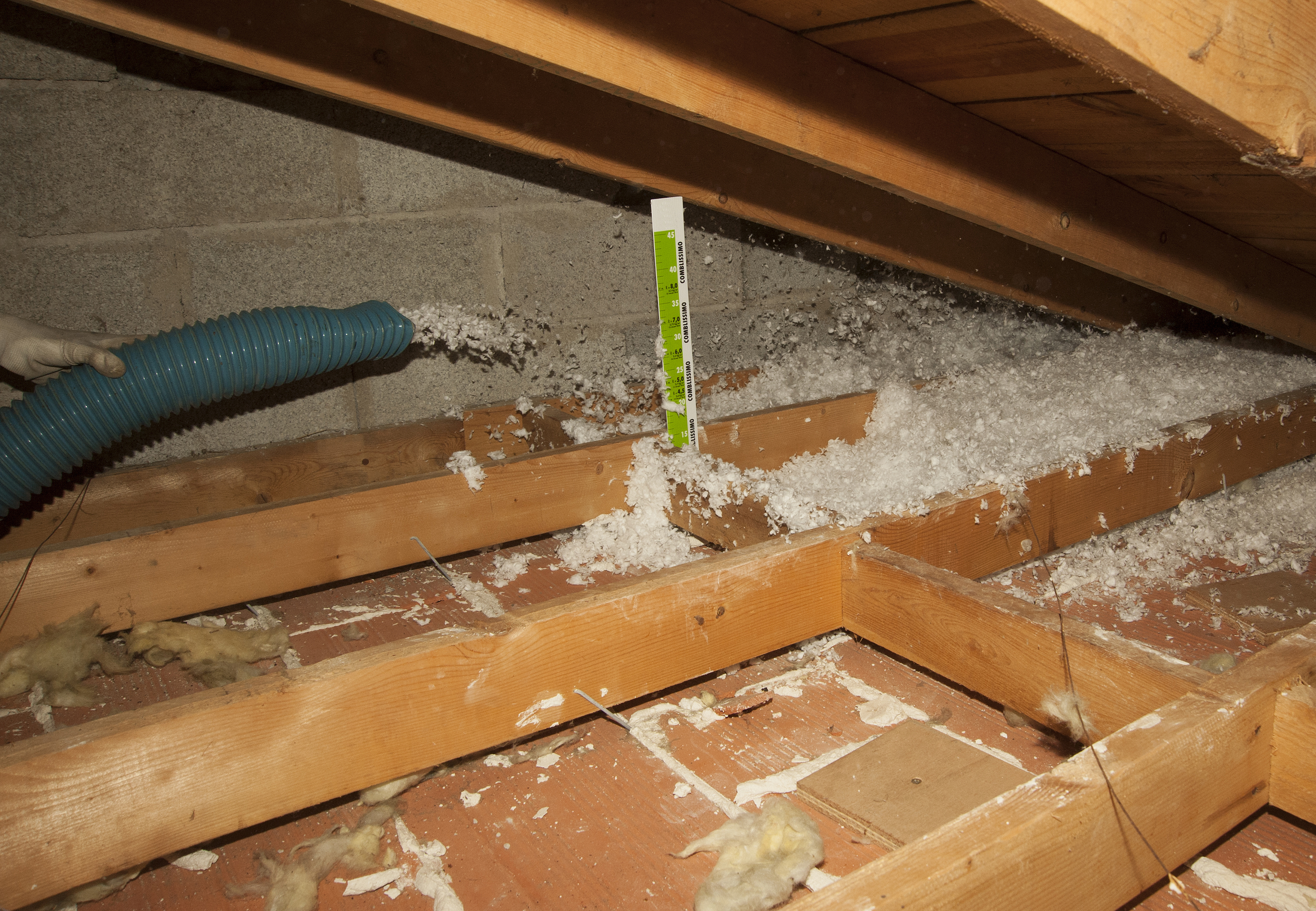 Isolation des combles - Soufflage ouate de cellulose